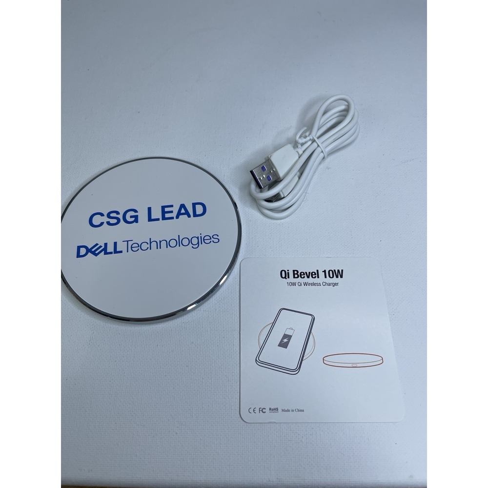 Qi Bevel 10w Wireless Charger CSG Lead DELL Technologies